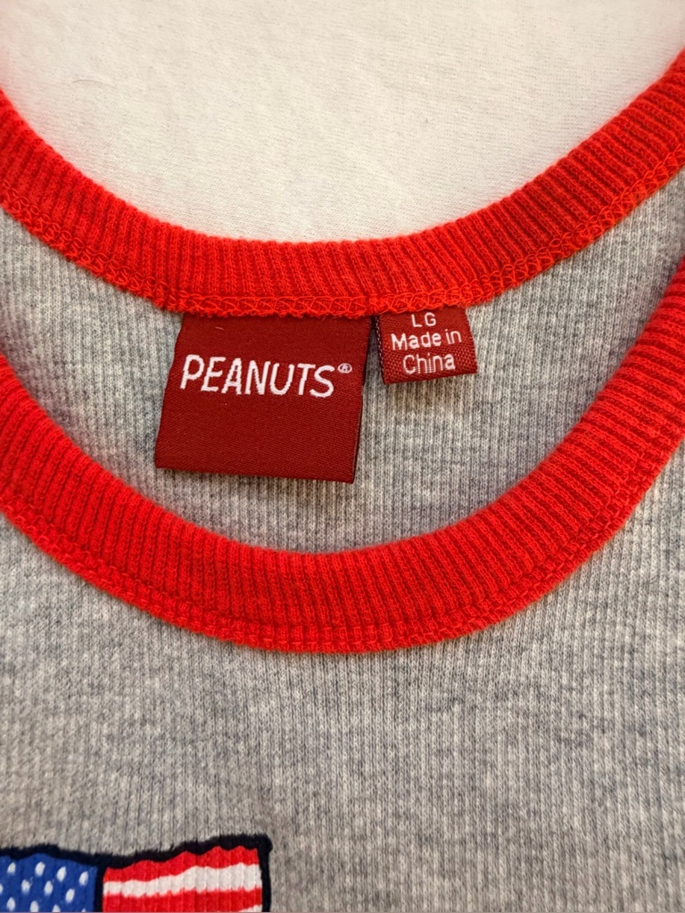 Peanuts 4th of July Cropped Tank (Large) - Picture 3 of 6
